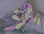  2016 aircraft airplane bat_pony bat_wings cutie_mark destruction fangs female feral flutterbat_(mlp) fluttershy_(mlp) forked_tongue friendship_is_magic hair hi_res hooves long_hair macro membranous_wings my_little_pony open_mouth outside pink_hair rapidstrike solo tongue tongue_out vore wings 