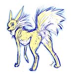  eeveelution female feral flagging jolteon nintendo pkmn pok&eacute;mon sixshades video_games 