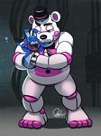  2016 animatronic bear benj24 digital_media_(artwork) five_nights_at_freddy&#039;s funtime_freddy_(fnafsl) lagomorph machine mammal puppet puppet_bonnie_(fnafsl) rabbit robot sister_location video_games 