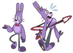  2015 animatronic bonnie_(fnaf) digital_media_(artwork) five_nights_at_freddy&#039;s lagomorph machine mammal not-a-comedian_(artist) rabbit robot video_games 
