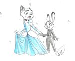  anthro canine disney duo female fox fur judy_hopps lagomorph male mammal nick_wilde rabbit trashasaurusrex zootopia 