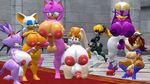  3d_(artwork) amy_rose anthro armpits bat big_breasts blaze_the_cat blue_eyes breasts butt cocks digital_media_(artwork) erect_nipples female hedgehog huge_breasts intersex mammal midna nintendo nipples princess_zelda rouge_the_bat sally_acorn sonic_(series) sonic_riders tenao the_legend_of_zelda twilight_princess vanilla_the_rabbit video_games wave_the_swallow 