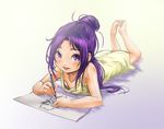  futari_wa_precure_splash_star mishou_mai precure purple_eyes purple_hair tagme 