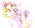  2girls blush hug multiple_girls sakura_trick smile sonoda_yuu takayama_haruka yuri 