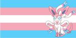  ambiguous_gender eeveelution feral looking_at_viewer nintendo pok&eacute;mon sitting smile solo solo_focus sylveon unknown_artist video_games wallpaper 