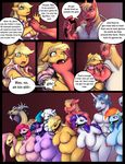  2016 ambiguous_penetration anthro anthrofied applejack_(mlp) ball_gag bdsm belly big_belly big_macintosh_(mlp) blindfold bondage bound breasts clothed clothing comic discord_(mlp) draconequus earth_pony english_text equine fancypants_(mlp) female fluttershy_(mlp) forced friendship_is_magic gag group group_sex hi_res horn horse interspecies male male/female mammal muscular muscular_male my_little_pony nipples nude penetration penis pinkie_pie_(mlp) pony pregnant rainbow_dash_(mlp) rape rarity_(mlp) revadiehard rope sex sweat text twilight_sparkle_(mlp) unicorn whitekitten 