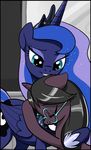  2016 cute duo equine fan_character female feral friendship_is_magic horn hug mammal my_little_pony pencils_(artist) princess_luna_(mlp) unicorn winged_unicorn wings 