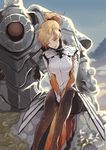  1girl armor arms_between_legs back-to-back bad_anatomy bad_id bad_leg bad_pixiv_id black_gloves blonde_hair bodysuit breastplate breasts brown_legwear closed_eyes cowboy_shot faulds full_armor gloves hair_ornament hair_tie high_collar laurelfalcon loincloth long_hair long_sleeves medium_breasts mercy_(overwatch) no_headgear no_headwear no_helmet no_wings old_man overwatch pantyhose pauldrons pelvic_curtain plate_armor ponytail reinhardt_(overwatch) short_hair shoulder_pads sitting skin_tight sky sleeping sleeping_upright star_(sky) starry_sky turtleneck weapon white_hair wing_print 