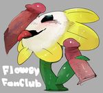  blush disembodied_penis fellatio flora_fauna flowey_the_flower handjob human liteu male mammal not_furry oral penis plant sex solo_focus undertale video_games 