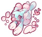  &lt;3 blue_eyes brionne bubble cute female looking_away mammal marine nintendo open_mouth pinniped pok&eacute;mon roroto531_(artist) seal simple_background swimming video_games 