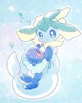  blue_body cute duo eeveelution hug mammal marine nintendo pinniped pok&eacute;mon popplio seal size_difference unknown_artist vaporeon video_games 