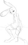  2016 anthro clothed clothing disney dotaluit female fur judy_hopps lagomorph mammal mature_female prosthetic_leg rabbit scar solo zootopia 