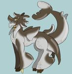 equine fin friendship_is_magic gold_(metal) gold_tooth horse male mammal my_little_pony piercing pony shark_pony simple_background solo squalo_lahawk tartaurus 