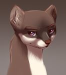  ermine male mammal masqueius_v._snitch_(character) mustelid purple_eyes shaza_(artist) 