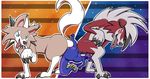  abdominal_bulge canine cum cum_in_mouth cum_in_pussy cum_inside female frilled_petal_dragon group group_sex hand_on_head knot knotting lazy_amp lycanroc male male/female mammal midday_lycanroc midnight_lycanroc nintendo nymlus oral penis pok&eacute;mon pussy saliva sex spitroast tongue vaginal video_games 