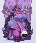  2016 anthro areola areola_slip big_breasts breasts cat cosplay darkstalkers feline female halloween holidays hsien-ko_(darkstalkers) huge_breasts jaeh jiang-shi mammal solo undead under_boob video_games 