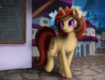  cutie_mark day detailed_background equine eyelashes fan_character hooves horn mammal my_little_pony outside purple_eyes rain-gear smile standing unicorn 
