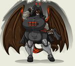  2016 anthro bat big_breasts breasts bulge cosplay dickgirl gun huge_breasts intersex jaeh mammal overwatch ranged_weapon reaper_(overwatch) video_games weapon wings 