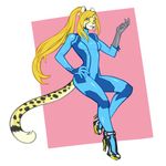  anthro cheetah clothed clothing cosplay cybernetics cyborg feline female machine mammal metroid nintendo samus solo spearfrost syphon video_games zero_suit 
