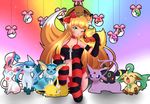  cherry colors evee evolutions food fruit hikary rainbow rush sweet 