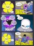  bone comic dialogue flower flowey_the_flower invalid_tag male plant sans_(undertale) skeleton taggen96_(artist) undertale video_games 