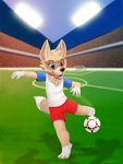  ball canine eyewear fifa goggles jamesfoxbr male mammal mascot russia russian soccer sport wolf world_cup zabivaka 