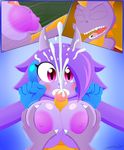  2016 anthro big_breasts breast_grab breasts cum dragon duo eyes_closed female feral freedom_planet hair hand_on_breast horn male male/female mammal nipples nude penis sash_lilac sex slickehedge spyro spyro_the_dragon titfuck video_games 
