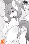  &lt;3 2016 anus blush butt clothing darkhazard dock earth_pony equine female hair hi_res hooves horse long_hair looking_at_viewer mammal my_little_pony patreon pony pussy solo underhoof 