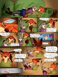  canine comic diavololo disney fox judy_hopps lagomorph mammal nick_wilde pvtscott rabbit zootopia 