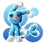  &lt;3 brionne bubble cloudyeevee_(artist) cute fangs female looking_at_viewer mammal marine nintendo open_mouth pinniped pok&eacute;mon purple_eyes seal simple_background video_games 