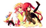  akihime_sumomo crossover nanatsuiro_drops shakugan_no_shana shana white 