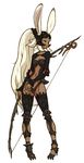  animal_ears armor bow_(weapon) bunny_ears bunnygirl bunnysuit ff12 ffxii final_fantasy final_fantasy_xii fran game gloves heels helmet high_heels long_hair pony_tail ponytail red_eyes shoes thigh_highs thighhighs usagimimi viera weapon white_hair 