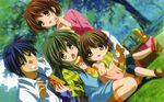  clannad furukawa_nagisa ibuki_fuuko okazaki_tomoya okazaki_ushio 