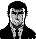  duke_tougou golgo_13 male_focus muku_(komainu) solo suit upper_body 