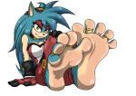  2019 5_toes absurd_res alpha_channel anthro becky_the_hedgehog black_nose clothed clothing dazidentevil digital_media_(artwork) eulipotyphlan eyeshadow eyewear fan_character feet female foot_fetish foot_focus green_eyes hedgehog hi_res humanoid_feet looking_at_viewer makeup mammal ring simple_background soles solo sonic_(series) toe_ring toes transparent_background 