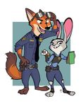  anthro canine disney female fox judy_hopps lagomorph male mammal nick_wilde rabbit stavelysequentials zootopia 