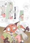  anthro canine comic disney elia200 female fox judy_hopps lagomorph male mammal nick_wilde rabbit rem289 zootopia 