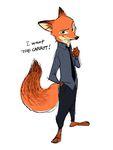  anthro canine disney fox male mammal nick_wilde sanjiseo zootopia 