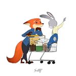  anthro canine disney female fox judy_hopps lagomorph male mammal nick_wilde rabbit sanjiseo zootopia 