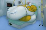  bariatric bariatric_bed bariatric_ward bear bed bloodread blue_eyes breathing_machine dark feeding_tube girly hair heart_monitor honey_b hospital hospital_bed hyper_fat immobile lard life_support lift_(disambiguation) male mammal medical morbid_obesity morbidly_obese obese overweight panda pink_hair slightly_chubby sling solarbear954 solo super_morbidly_obese 