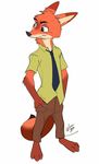  anthro canine disney fox male mammal nick_wilde zootopia 