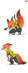  anthro canine disney fox male mammal nick_wilde sanjiseo zootopia 