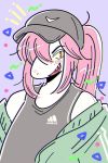  2019 adidas anthro better_version_at_source clothed clothing deltarune digital_media_(artwork) female hair mammal reptile scalie simple_background solo susie_(deltarune) video_games yzmmde_(artist) 