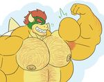  bowser bughemoth male mario_bros muscular muscular_male nintendo pecs solo video_games 