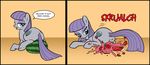  2016 butt earth_pony english_text equine female feral food friendship_is_magic fruit horse mammal maud_pie_(mlp) melon my_little_pony pencils_(artist) pony text 