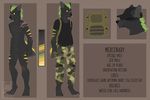  anthro backpack canine clothed clothing dannoitanart english_text fur hair hat looking_at_viewer male mammal model_sheet multiple_images nude solo text wolf 