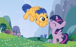  cute equine erisgrim flash_sentry_(mlp) friendship_is_magic horn horse mammal my_little_pony pegasus pony twilight_sparkle_(mlp) unicorn wings wizdiana xrainbowbrony young 