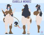  anthro bovine cattle coffeesheizen female mammal model_sheet multiple_images nude pussy slightly_chubby solo thick_thighs wide_hips 