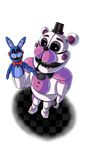  animallover220 animatronic digital_media_(artwork) five_nights_at_freddy&#039;s funtime_freddy_(fnafsl) glowing glowing_eyes machine puppet_bonnie_(fnafsl) robot sister_location video_games 