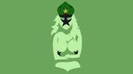  2016 big_breasts breasts digital_media_(artwork) female green_skin hair hat humanoid mrs_bartender novakid nude pasties simple_background solo standing_tough star starbound video_games wallpaper 